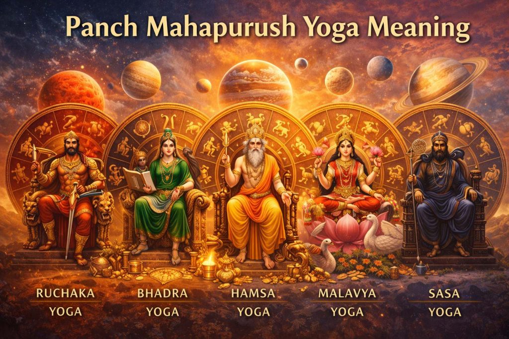 Panch Mahapurush Yoga meaning image